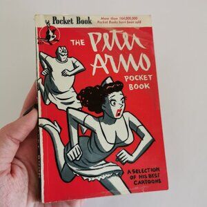 1947 Peter Arno Pocket Book New Yorker Cartoons Satirical Art Vintage Illust